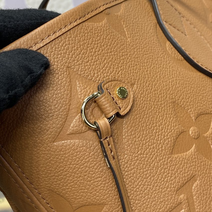 louis vuitton neverfull mm full brown 5