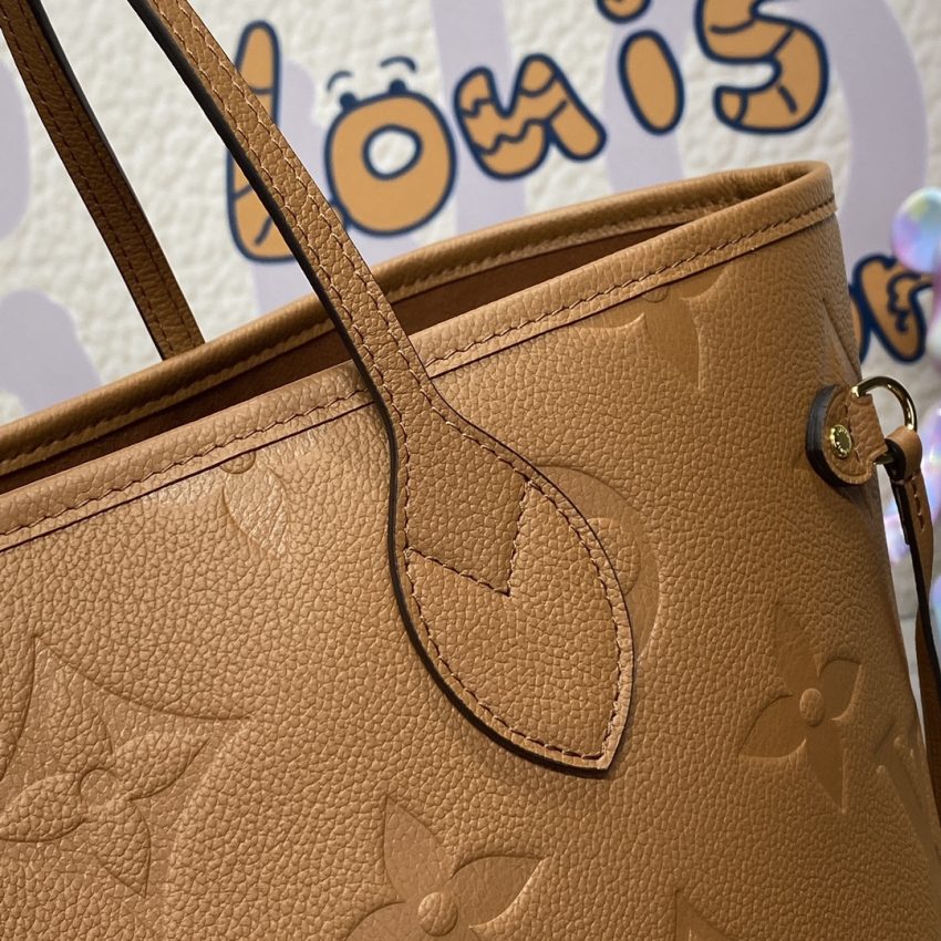 louis vuitton neverfull mm full brown 7