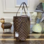 louis vuitton neverfull mm grid pink inside 2