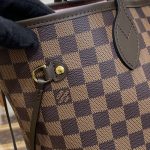 louis vuitton neverfull mm grid pink inside 5