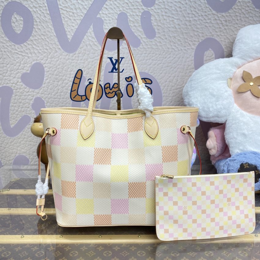 louis vuitton neverfull mm multi grid 4
