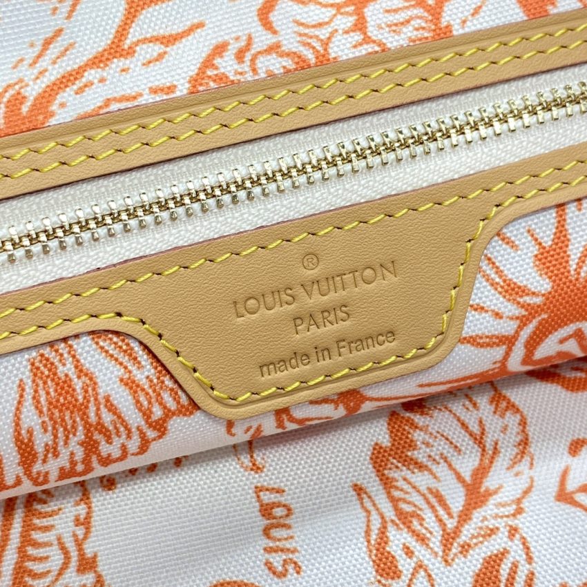 louis vuitton neverfull mm orange 3