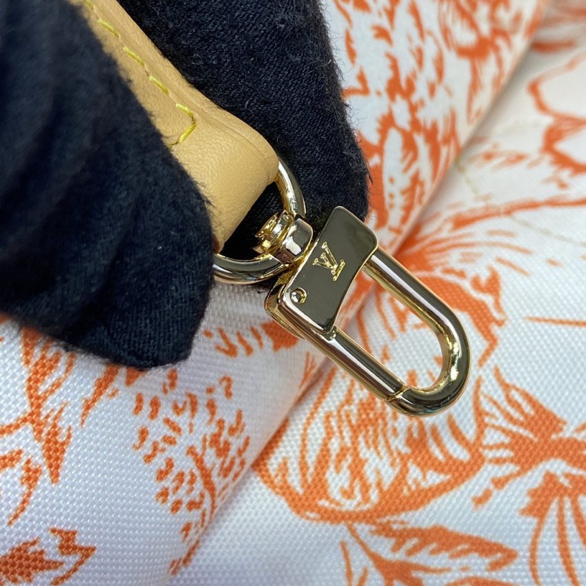 louis vuitton neverfull mm orange 7