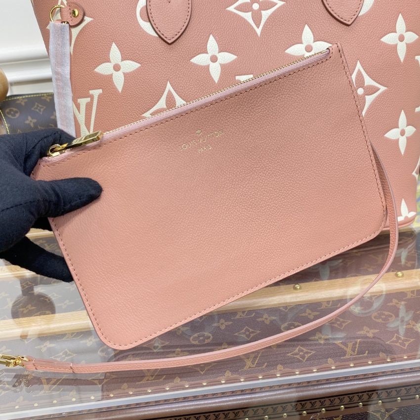 louis vuitton neverfull mm pink 4