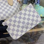 louis vuitton neverfull mm white grid 3