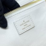 louis vuitton neverfull mm white orange 6