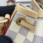 louis vuitton noe bucket white grid 6