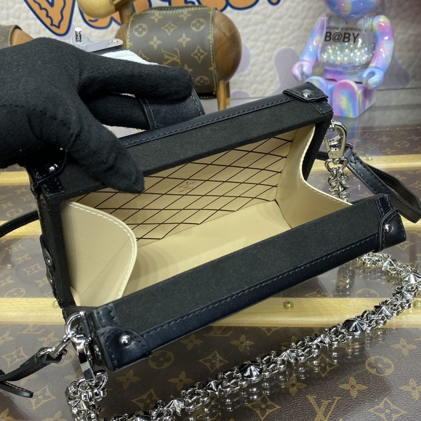 louis vuitton petite malle black 5