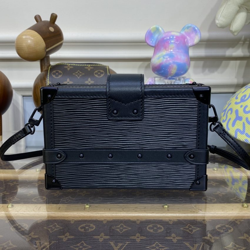 louis vuitton petite malle full black 8