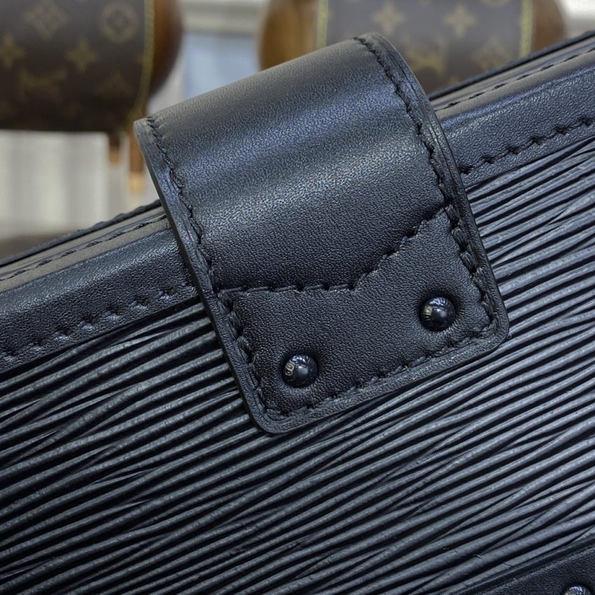 louis vuitton petite malle full black 9