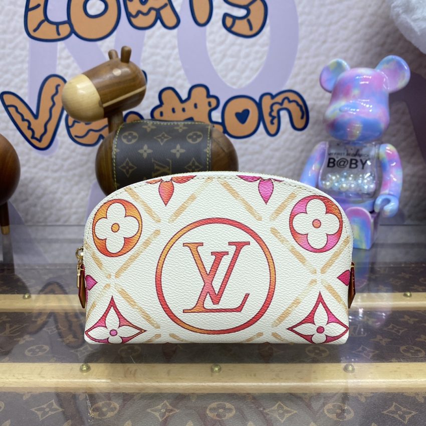 louis vuitton pochette cosmetique orange 7