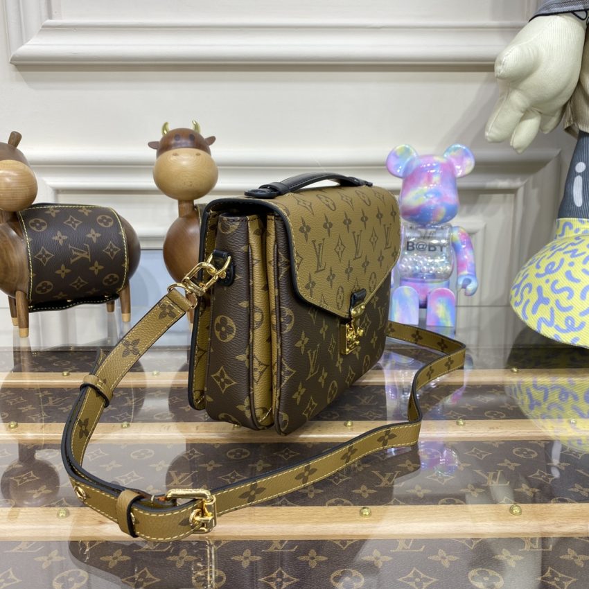 louis vuitton pochette metis brown canvas 7