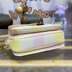louis vuitton pochette metis east west pink grid 7