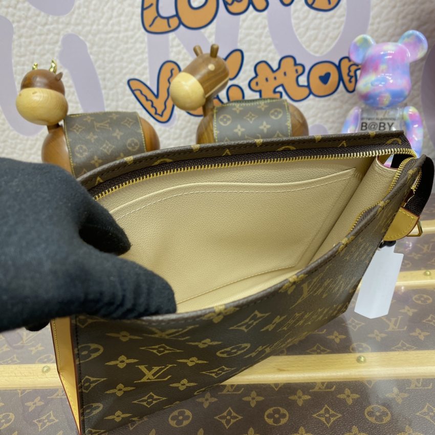louis vuitton pochette voyage canvas brown 8
