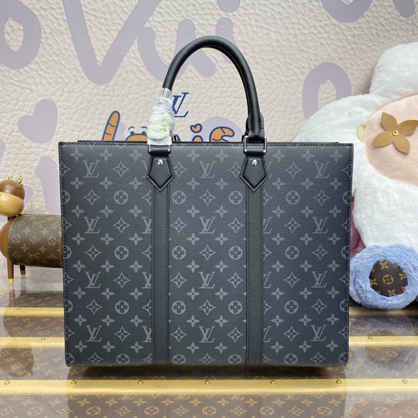 louis vuitton sac plat black large 3