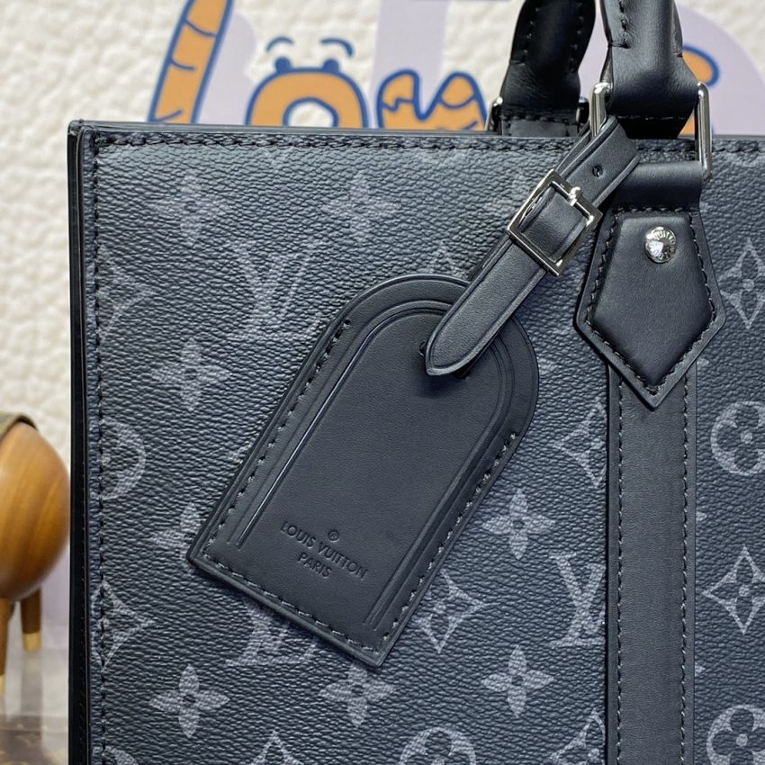 louis vuitton sac plat black large 5