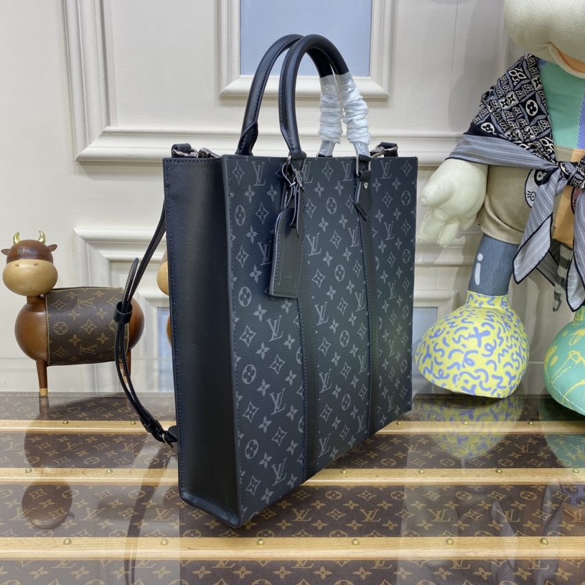 louis vuitton sac plat m black 4