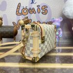 louis vuitton side trunk beige square 2