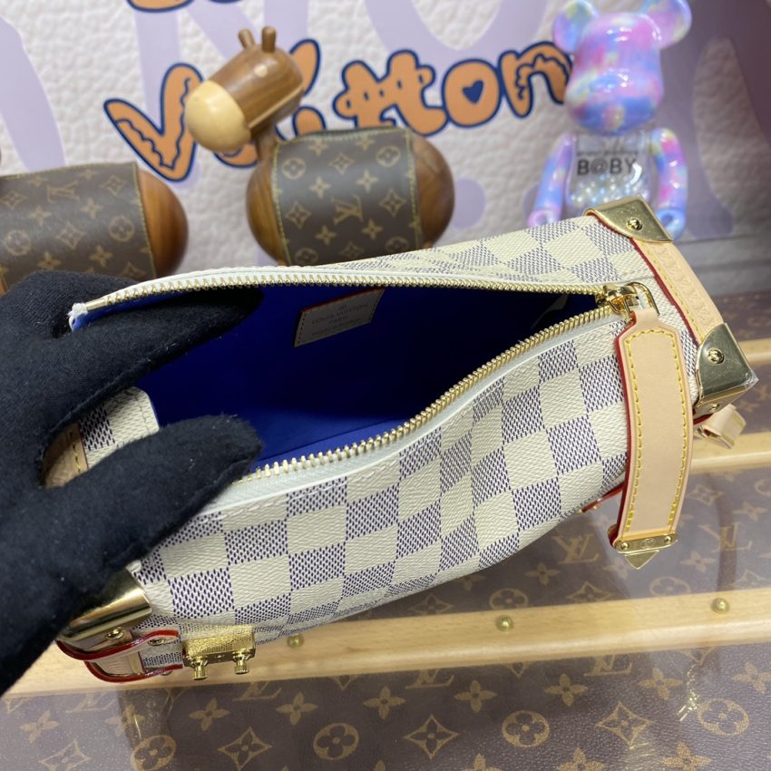louis vuitton side trunk beige square 7