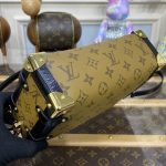 louis vuitton side trunk brown canvas 4