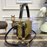 louis vuitton side trunk brown canvas 6