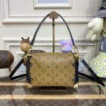 louis vuitton side trunk brown canvas 7