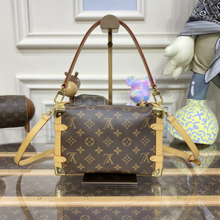 louis vuitton side trunk dark brown 6