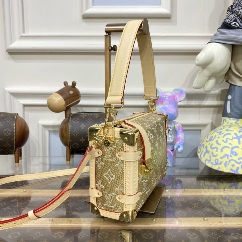 Louis Vuitton sivulaukku kultainen 2