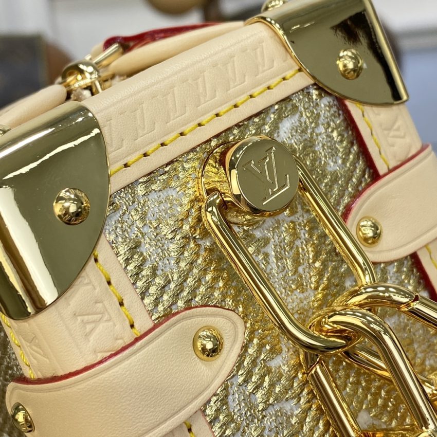 Louis Vuitton sivulaukku kultainen 5