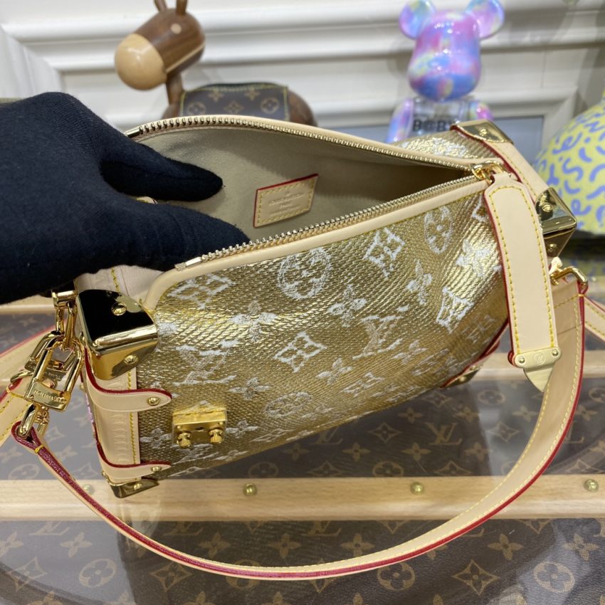 Louis Vuitton sivulaukku kultainen 6