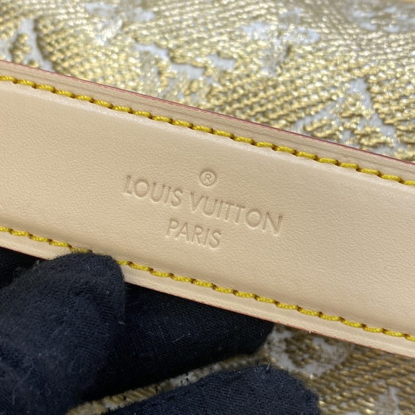 Louis Vuitton sivulaukku kultainen 9