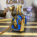 louis vuitton speedy 18 blue grid 8