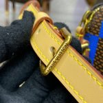 louis vuitton speedy 18 blue grid 9