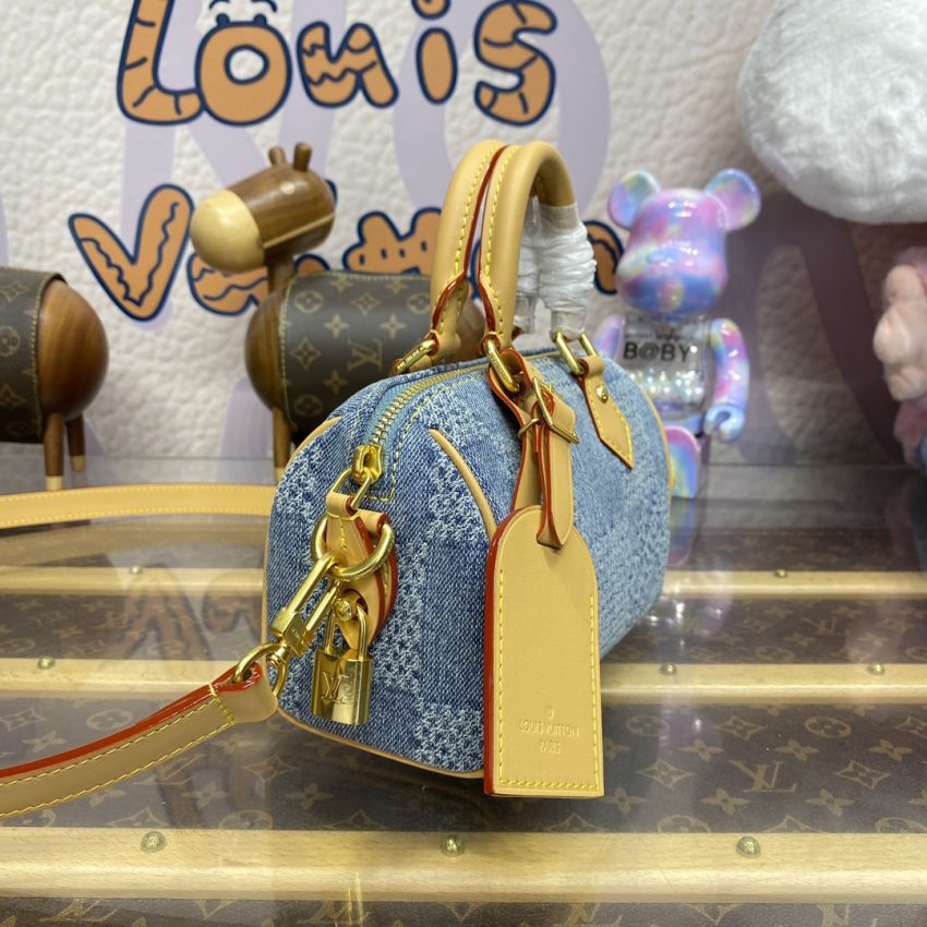 louis vuitton speedy 18 denim 6