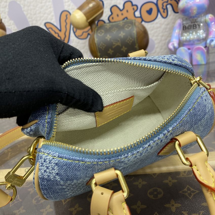 louis vuitton speedy 18 denim 9