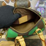 louis vuitton speedy 18 green grid 6