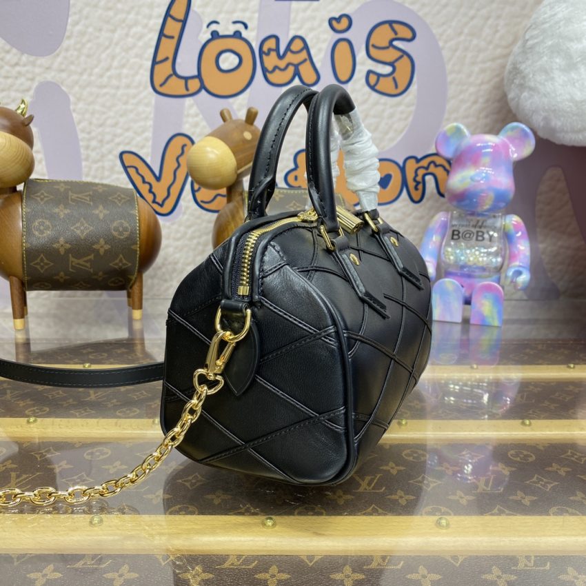 louis vuitton speedy bandouliere 20 black 3