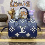 louis vuitton speedy bandouliere 20 blue 4