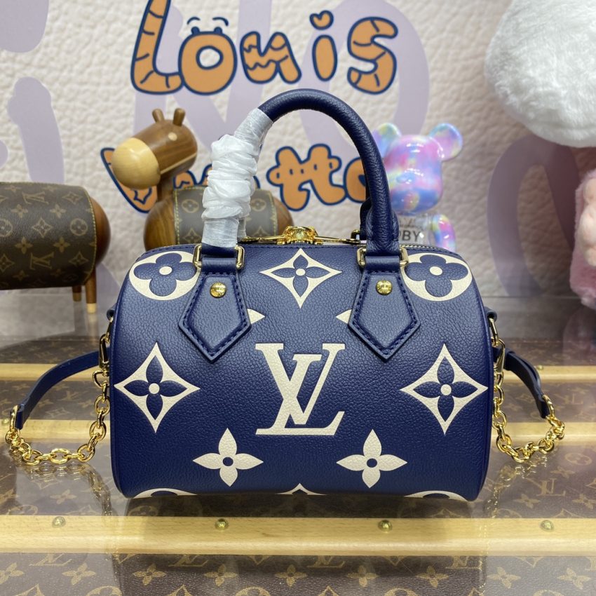 louis vuitton speedy bandouliere 20 blue 4