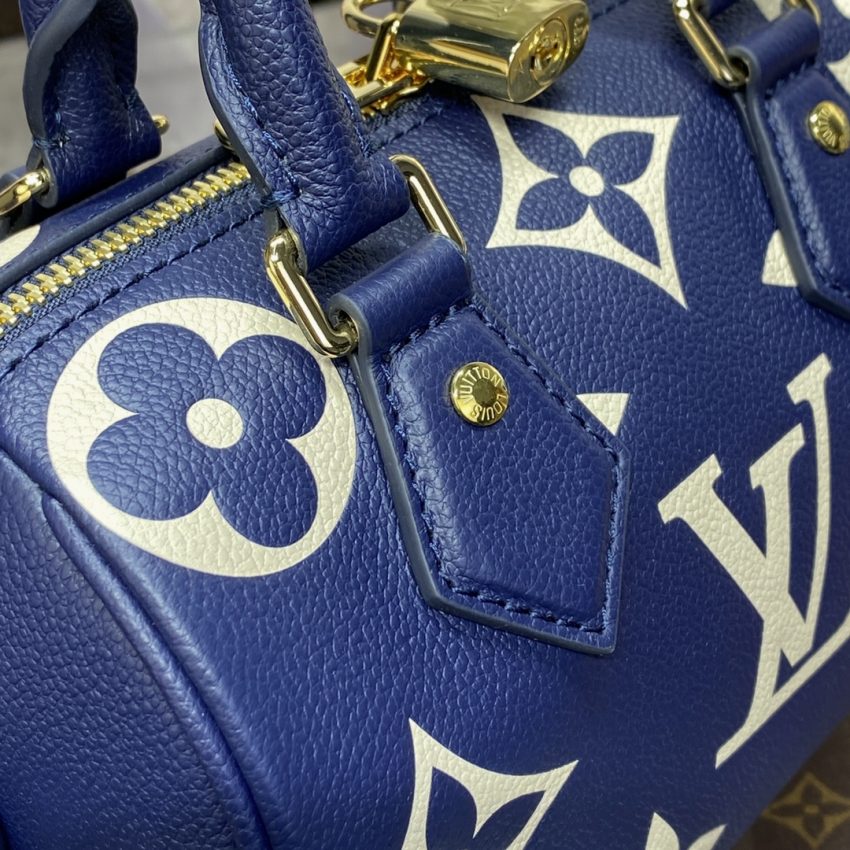louis vuitton speedy bandouliere 20 blue 5