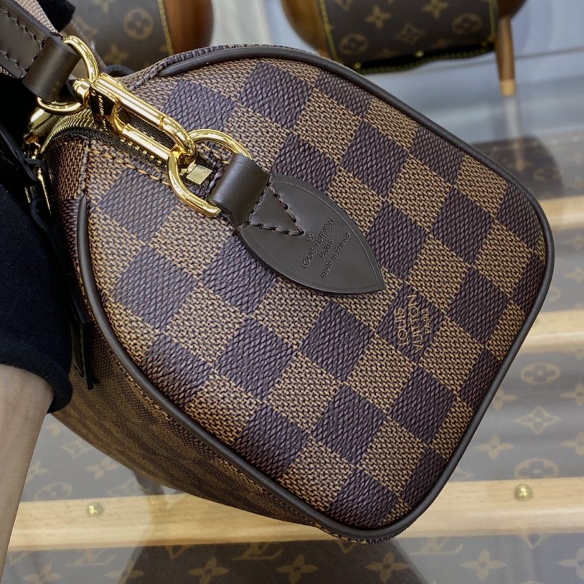 louis vuitton speedy bandouliere 20 brown grid 4