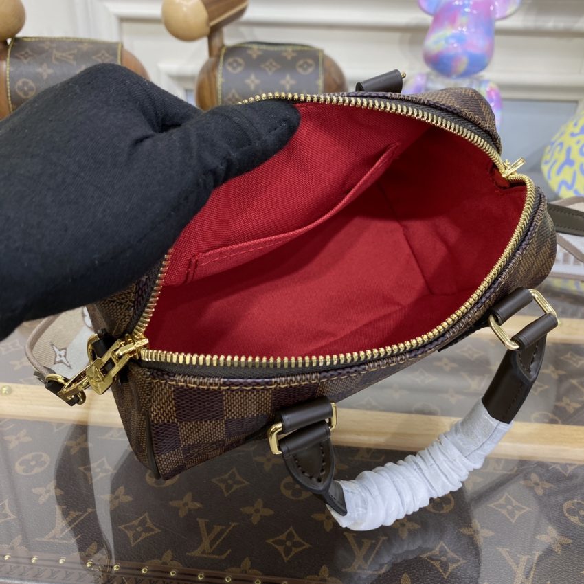 louis vuitton speedy bandouliere 20 brown grid 5