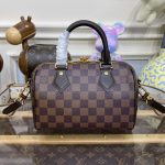 louis vuitton speedy bandouliere 20 brown grid 6