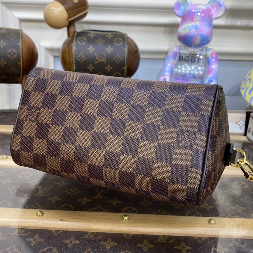louis vuitton speedy bandouliere 20 brown grid 9