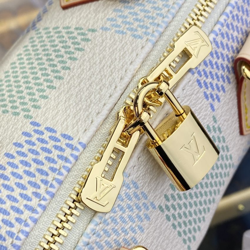 louis vuitton speedy bandouliere 20 green grid 7