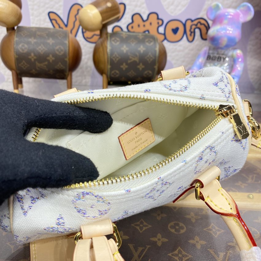 louis vuitton speedy bandouliere 20 white grey 4