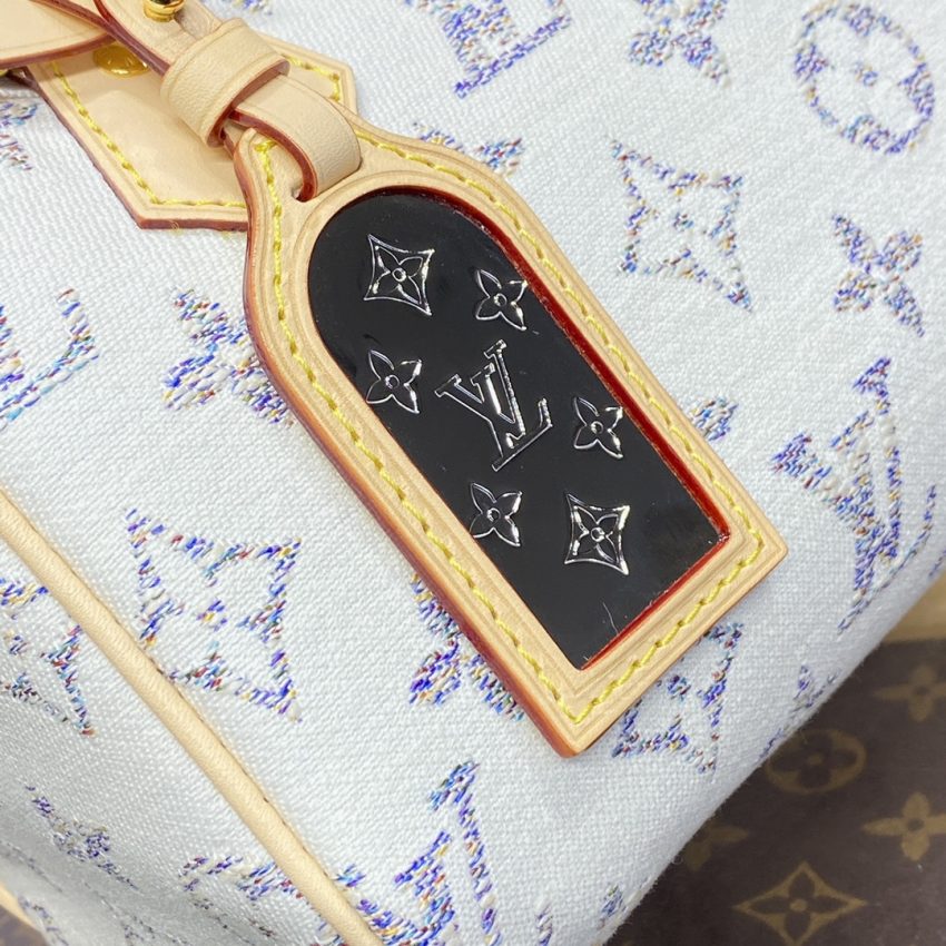 louis vuitton speedy bandouliere 20 white grey 5