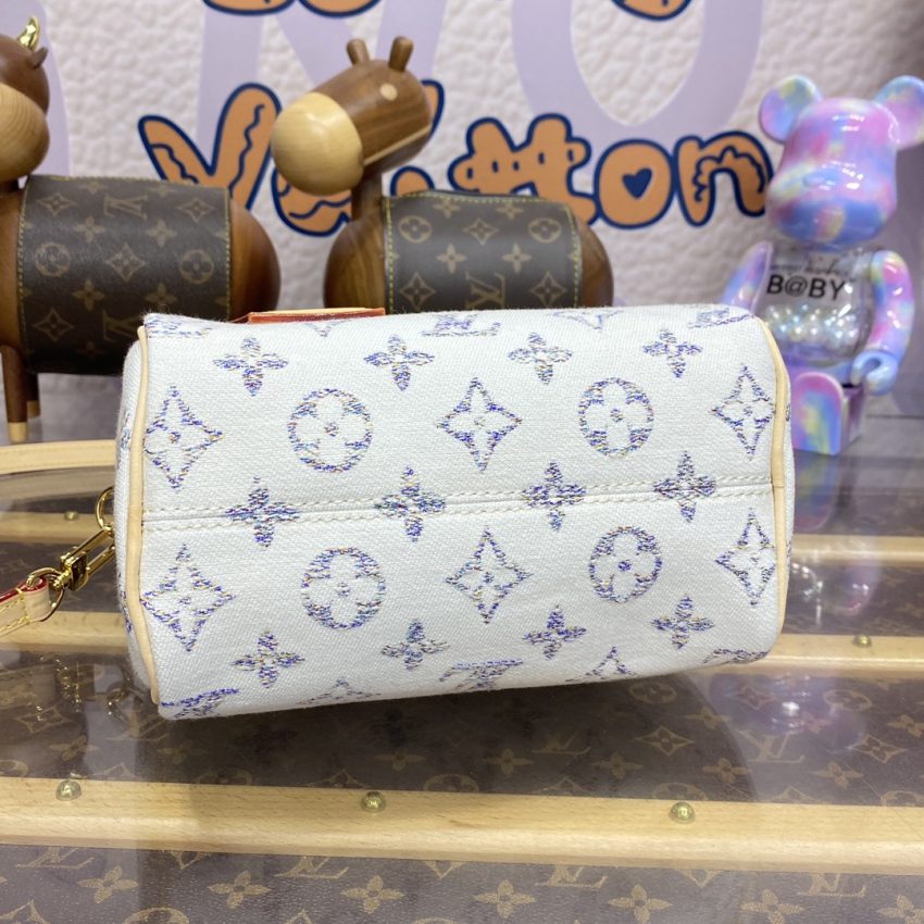 louis vuitton speedy bandouliere 20 white grey 6