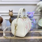 louis vuitton speedy bandouliere 20 white pink 4
