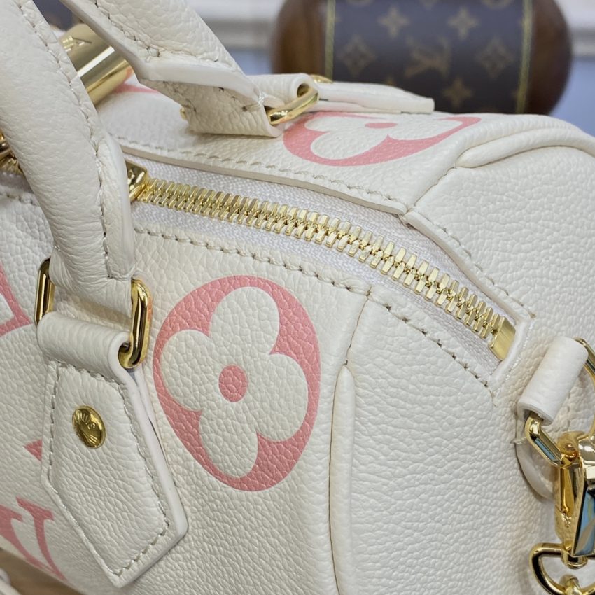 louis vuitton speedy bandouliere 20 white pink 5